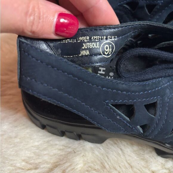 Earth Shoes Vintage Blue Sandals with Chunky Platform and Durable Design - Picture 6 of 8